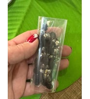 1 CM 100 ADET DELİKLİ SİYAH FÜME DİKME BONCUK