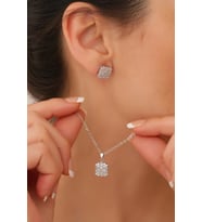 Pirinç Kaplama Zeta Set (Gümüş)