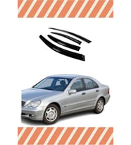 Mercedes C (W203) 2000-2007 4'lü Mügen Tip Cam Rüzgarlığı