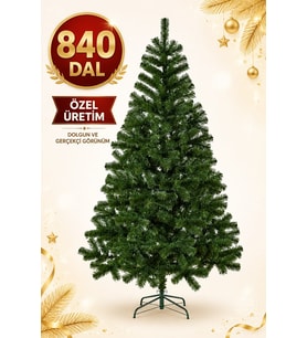 210 Cm Lüks Yılbaşı Ağacı 840 Sık Dallı 1. Sınıf Noel Ağacı Yılbaşı Çam Ağacı