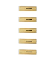 Ahşap Bambu Sivri Uçlu Patates Kızartma Çubuğu Çöp Şiş - Boy:35 Cm./En:5 mm. -100 Adetlik 5 Paket