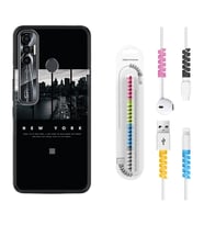 Tecno Spark 6 6 Go 8C 8 Pro 7 7 Pro Kılıf Kablo Koruma Spiral Silikon New York 1612