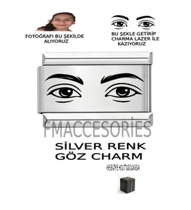 Çelik İtalyan Charm Bileklik Charmı FMACCESORİES