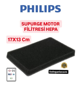 Phılıps Elektrik Süpürgesi Motor Koruma Hepa Filitresi 1 Adet
