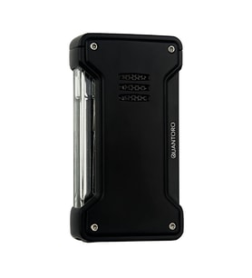 Quantoro Tek Torch Pürmüz Siyah Metal Puro Çakmağı
