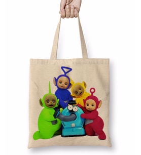 The Teletubbies 06 Bez Çanta Uzun Saplı