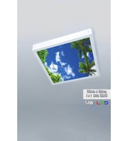 1x1-tekli-tavana Yapışık Led Panel-54w Avize-sıva Üstü Avize-bulutlu- Led