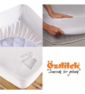 LASTİKLİ 150X200 SIVI GEÇİRMEZ ALEZ YATAK KORUYUCU FITTED