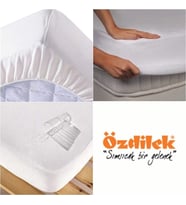 LASTİKLİ 150X200 SIVI GEÇİRMEZ ALEZ YATAK KORUYUCU FITTED