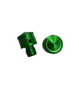 10 Mm Yeşil Vida Tapası - Ayna Delik Tıkacı Vidası
