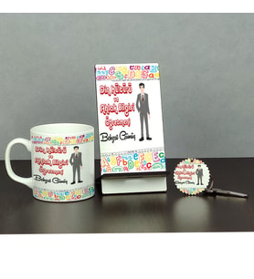 Din Kültürü ve Ahlak Bilgisi Öğretmeni Üçlü Set (Kupa + Telefon Standı + Anahtarlık) 001
