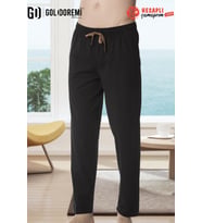 Kly 106 Premium Erkek Pamuklu Likralı Orta Kalın Tek Eşofman/Pantolon/Pijama Altı