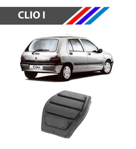 OTOZET Renault Clio 1 Fren - Debriyaj Pedal Lastiği 2 Adetli Takım