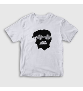 Presmono Unisex Çocuk Beyaz Head Arctic Monkeys T-Shirt 13643tt