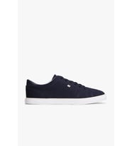 Tommy Hilfiger TH Düşük Profilli Vulkanize Kanvas Kadın Mavi Sneaker FW0FW09102DW6
