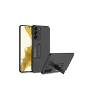 Samsung Galaxy S22 Uyumlu Kılıf Zore Standlı Ays Kapak (Siyah)