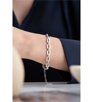 925 Ayar Gümüş Trend Zincir Bileklik