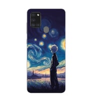 Samsung Galaxy A21S Uyumlu Killua Tasarımlı Şeffaf Telefon Kılıfı