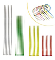 Roichil® 30 Parça Plastik Kablo Kelepçe Seti Kablo Düzenleyici Bağlama Bantları