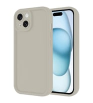 Newface Apple iPhone 14 Kılıf Viera Silikon - Krem