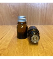 3 ml Amber Içten Damlalıklı Cam Şişe , 3 cc Kolonya Tıpalı Cam Şişe x 10 Adet (Kahverengi)
