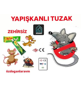 Zehirsiz Yakalama Yapışkanı Tüpü Fare Haşere Böcek Tuzağı Kapanı