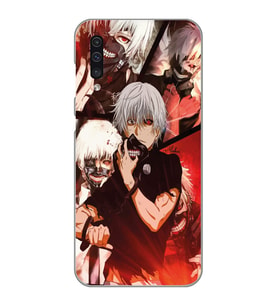 Samsung Galaxy A50 - A30S - A50S Uyumlu Tokyo Ghoul Kaneki Ken Tasarımlı Şeffaf Telefon Kılıfı