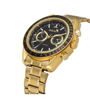 Polo Air Spor Kasa Erkek Kol Saati Gold Siyah Renk PL-0991E4x (Siyah-Gold)