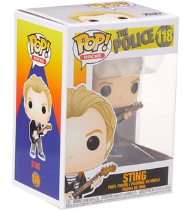 Funko 40087 Pop! Vinyl: Musik: The Police - Sting Sammelbares Spielzeug, Mehrfarben (Krem)