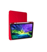 Apple iPad Air 4 10.9 Kılıf Kalemlikli Mars Tablet Kılıfı - Kırmızı