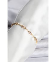 Yıldız Model Gold Renk Pirinç Bileklik - TJ-BB8081
