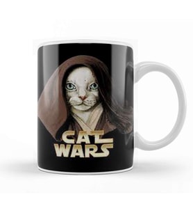 Star Cat Wars 014 Kupa Bardak Porselen