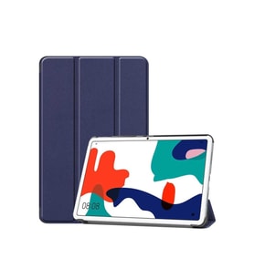 Huawei MatePad 10.4 Uyumlu Zore Smart Cover Standlı 1-1 Kılıf (Lacivert)