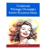 Wintage Kadın Boyama Kitabı (Tonlamalı Boyama)