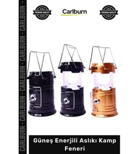 #KampFeneri Şarjlı LED Aydınlatma Taşınabilir USB Su Geçirmez Güneş Enerjili Aslıkı Kamp Feneri