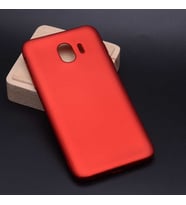 Samsung Galaxy J4 Uyumlu Kılıf Zore Premier Silikon Kapak (Kırmızı)