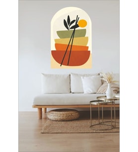 Velaris Boho Bohem Renkli Duvar Sticker