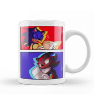 Sonic The Hegdehog Letters Kupa Bardak Porselen