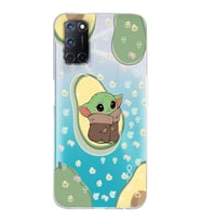 Oppo A52/A72/A92 Uyumlu Baby Yoda Desenli Şeffaf Telefon Kılıfı