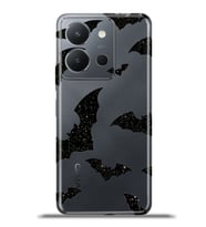 Vivo Y36 Kapak HD Renkli Dizayn Silikon Kılıf - Yarasalar