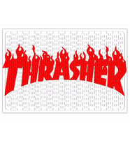 Thrasher Kırmızı Logo Puzzle 240 Parça Yapboz