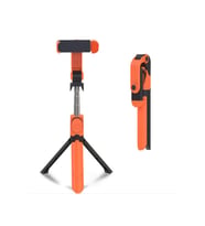 Turuncu Bluetooth Selfie Çubuğu, Telefona Uyumlu Monopod