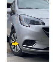 Opel Corsa E Krom Sis Farı Çerçevesi 2 prç. 2015 ve üzeri PASLANMAZ ÇELİK