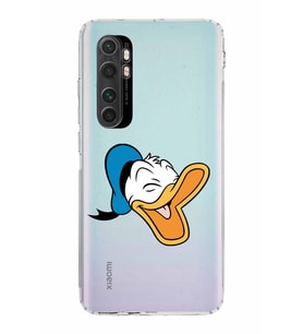 Xiaomi  Mi Note 10 Lite  Kamera Korumalı Kapak Donald Duck Tasarımlı Şeffaf  Kılıf