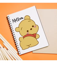 Winnie The Pooh Tasarımlı Kişiye Özel Defter