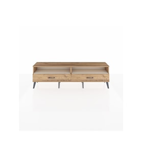 Arges TV Ünitesi 2 Raflı 2 Çekmeceli  176x30x51 Çam-Aytaşı/Çam