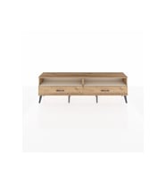 Arges TV Ünitesi 2 Raflı 2 Çekmeceli  176x30x51 Çam-Aytaşı/Çam