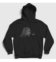 Presmono Unisex Siyah Words Nirvana Kurt Cobain Kapüşonlu Sweatshirt 36129tt