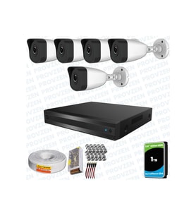 Provzen RV HiLook 5 Kameralı Full HD Geniş Açı Güvenlik Kamerası