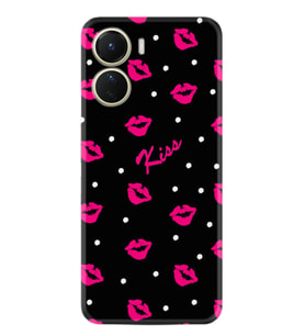 Vivo Y16 Kılıf Resimli Desenli Baskılı Silikon Kiss 1392